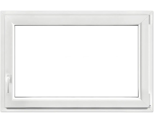 Fenêtre de cave oscillo-battante en plastique RAL 9016 blanc signalisation 900x600 mm tirant droit Fenêtre de cave oscillo-battante en plastique RAL 9016 blanc signalisation 900x600 mm tirant droit