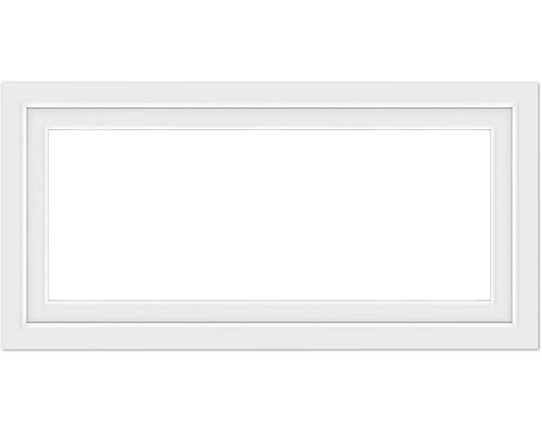 Cadre de fenêtre en plastique blanc