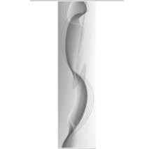 Panneau japonais Filiz impression numérique gris 60x245 cm