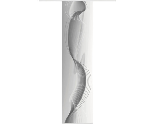 Panneau japonais Filiz impression numérique gris 60x245 cm