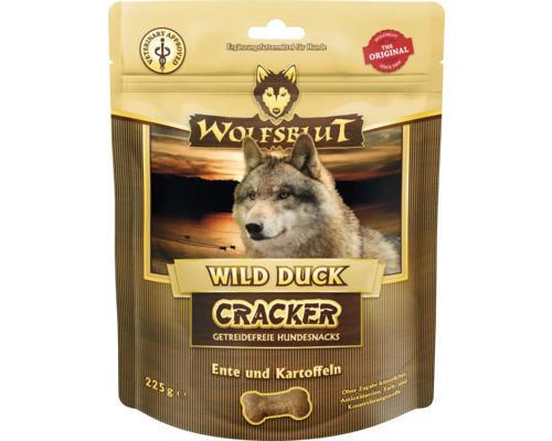 WOLFSBLUT Snack pour chiens Wild Duck Cracker 225 g
