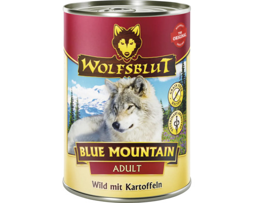 WOLFSBLUT Nourriture pour chiens humide Blue Mountain Adult 395 g