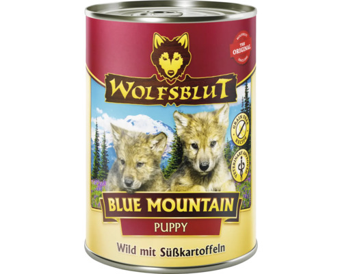WOLFSBLUT Hundefutter nass Blue Mountain Puppy 395 g