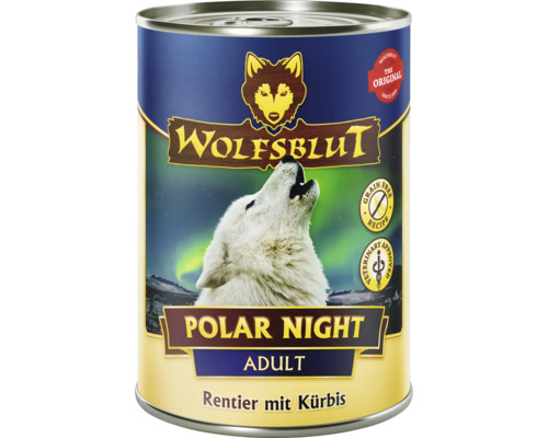 WOLFSBLUT Nourriture pour chiens humide Polar Night Adult 395 g