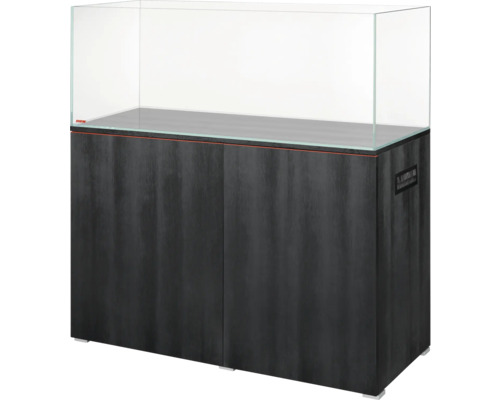 Aquariumkombination EHEIM Aquarium clearscape 300 nero Aquarium 300 l, 120 x 50 x 50 cm, Weissglas und Unterschrank schwarz