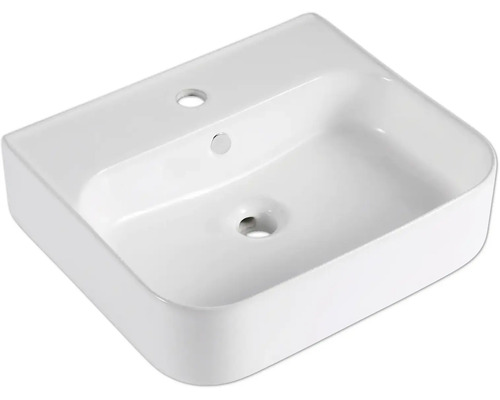 Lave-mains Jungborn Nienna 46x40 cm blanc