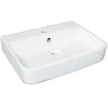 Lavabo Jungborn SALVI 55,5 cm blanc avec revêtement nano-thumb-0