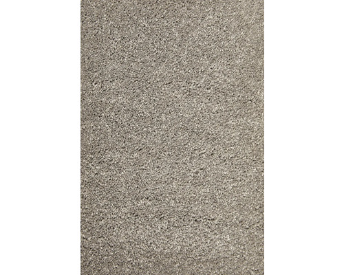Spannteppich Shaggy Proteus Econyl® grau FB95 500 cm breit (Meterware) Nahaufnahme eines Teppichbodens.