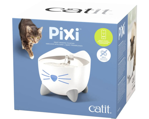 Emballage de la fontaine à eau intelligente pour chat Catit Pixi