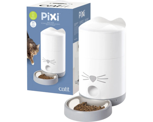 Distributeur automatique de nourriture pour chat avec gamelle