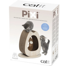 Arbre à chat Catit Pixi dans son emballage avec deux chatons