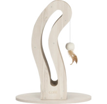 Arbre à chat avec balle et plume