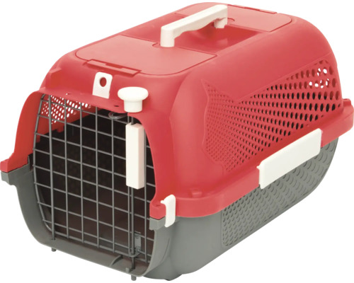 Cage de transport pour animaux de compagnie avec porte grillagée
