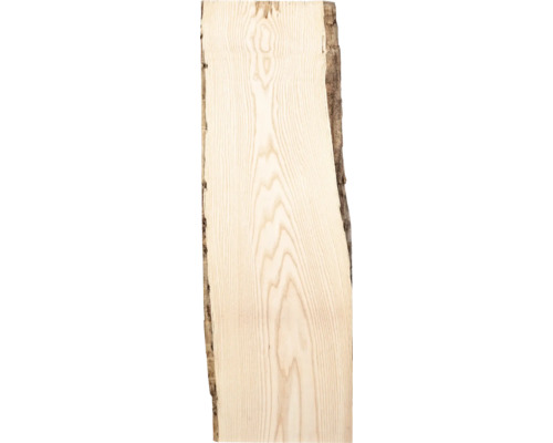 Planche en bois avec bord d''arbre
