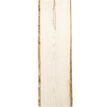 Planche en bois de frêne avec bordure d''écorce