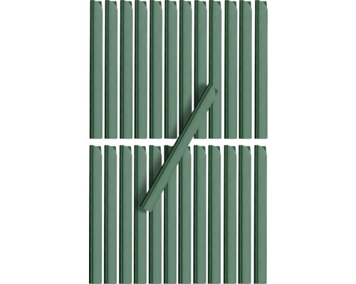 Konsta Profils de serrage pou Panneau rigide fil 25 pièces vert