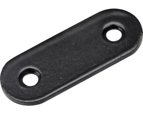 Tôle d’assemblage 40x15 mm gunmetal 50 pièces Connecteur métallique avec deux trous
