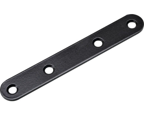 Tôle d’assemblage 100x15 mm gunmetal 50 pièces Connecteur métallique avec quatre trous