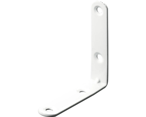 Stuhlwinkel 15 x 70 x 70 mm Stahl weiss 25 Stück Winkelverbinder mit mehreren Löchern