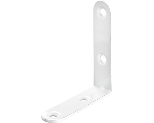 Stuhlwinkel 15 x 60 x 60 mm Stahl weiss 25 Stück Weisser Winkelverbinder mit drei Löchern