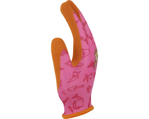 Gant de jardin avec motifs et bouts des doigts renforcés
