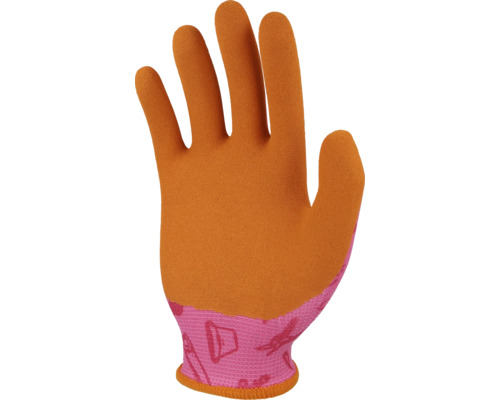 Gant de jardin avec motif au poignet