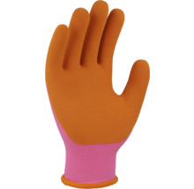 FloraSelf Floralie Gardening with kids Gants pour enfants taille 4 uni orange rose
