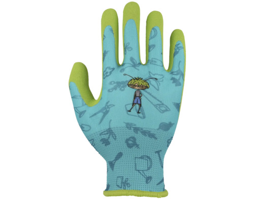 FloraSelf Floralie Gardening with kids Gants pour enfants taille 3 vert bleu FloraSelf Floralie Gardening with kids Gants pour enfants taille 3 vert bleu