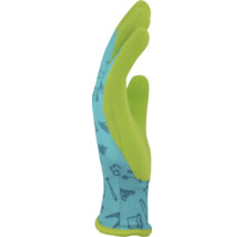 FloraSelf Floralie Gardening with kids Gants pour enfants taille 4 vert bleu