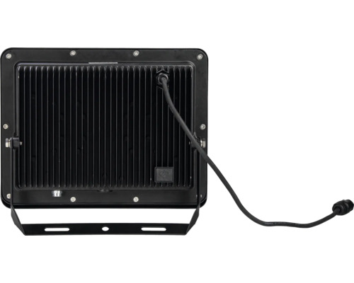 Vue arrière d''un projecteur LED avec câble