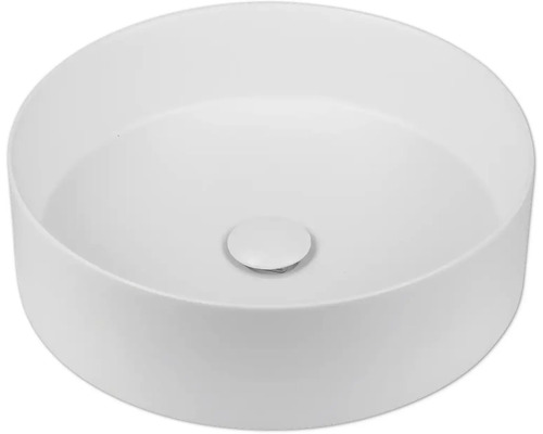 Vasque à poser Jungborn AMION avec bouchon en céramique blanc mat Vasque à poser Jungborn AMION avec bouchon en céramique blanc mat