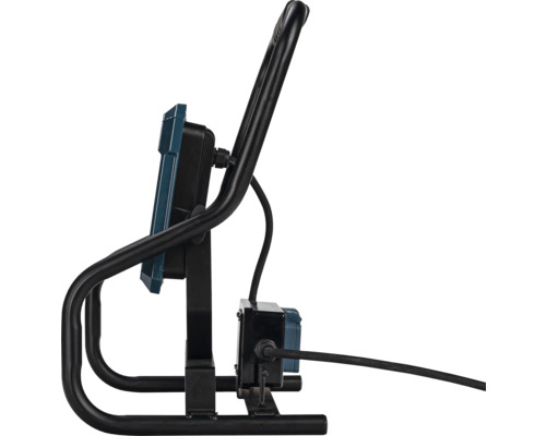 Projecteur de chantier avec cadre en vue latérale