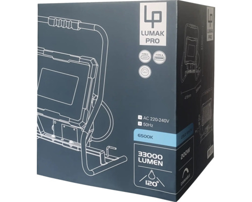 Emballage projecteur LED Lumak Pro