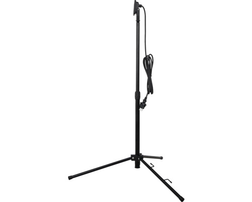 Schwarzes Stativ mit Kabel