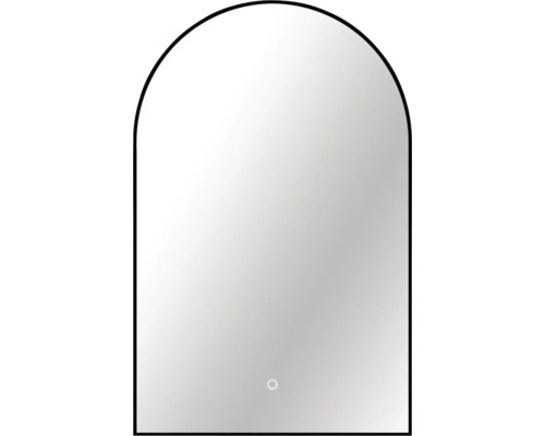 Rechteckiger Spiegel mit abgerundeten Ecken