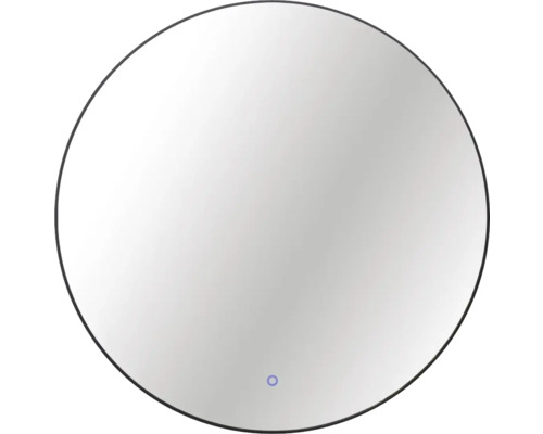 Miroir de salle de bains Miroir Cordia ROUND LINE BACKLIGHT Ø 80 cm noir