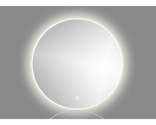 Miroir de salle de bains Miroir Cordia ROUND LINE BACKLIGHT Ø 80 cm blanc IP 44