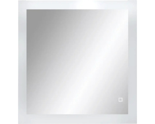 Miroir carré avec éclairage LED