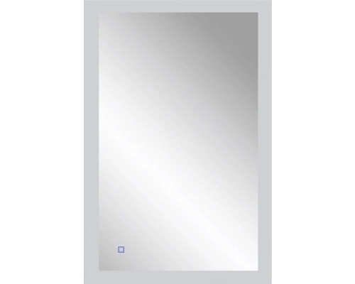 Miroir de salle de bain rectangulaire avec éclairage intégré