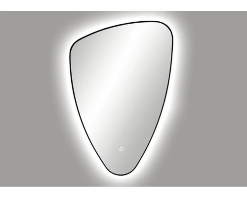 Miroir asymétrique avec éclairage