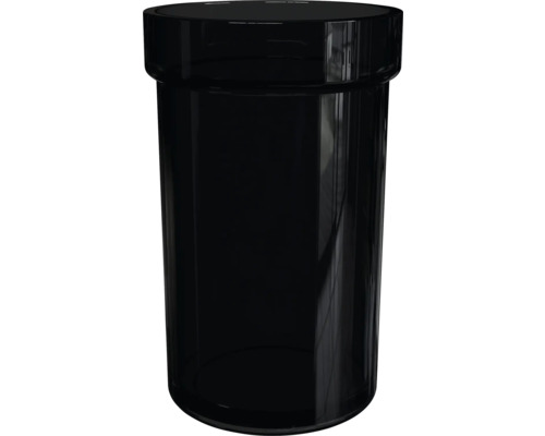 Récipient en plastique noir