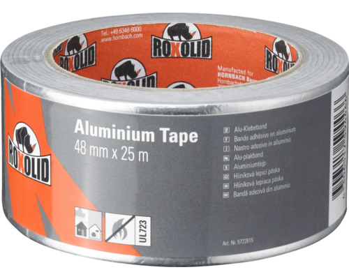 Aluminium Tape ROXOLID argent 48 mm x 25 m