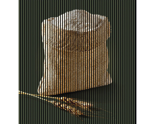 Panneau acoustique impression numérique Pâtisserie 2 2400 x 2253 x 19 mm set = 4 panneaux individuels