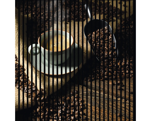 Akustikpaneel digital bedruckt Coffee 1195 x 1133 x 19 mm Set = 2 Einzelpaneele