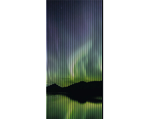 Panneau acoustique impression numérique Aurora 1 2400 x 1133 x 19 mm set = 2 panneaux individuels