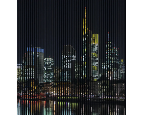 Panneau acoustique impression numérique Francfort 1 2400 x 2253 x 19 mm set = 4 panneaux individuels
