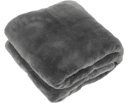 Decke Plaid Justin anthrazit 150 x 200 cm Decke Plaid Justin anthrazit 150 x 200 cm