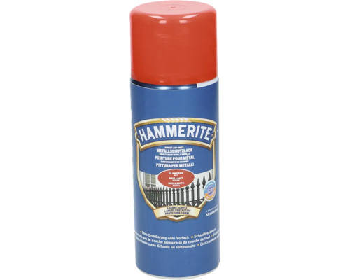 Spray de protection pour métaux HAMMERITE rouge 400 ml