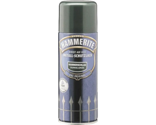 Spray de protection pour métaux HAMMERITE vert foncé 400 ml