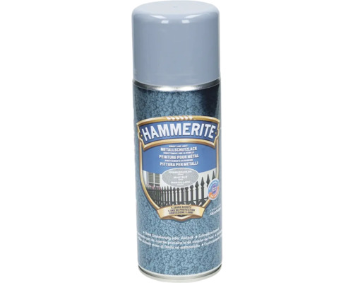 Spray de protection pour métaux HAMMERITE gris 400 ml Bombe de peinture de protection pour métal Hammerite